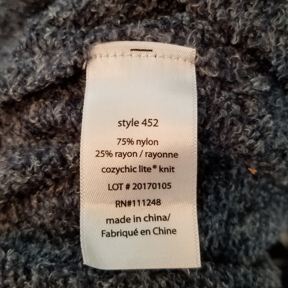 *Sold Barefoot Dreams cozy chic Cardigan L/XL - Picture 4 of 5